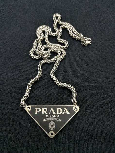 men's prada chain|Prada necklace for boys.